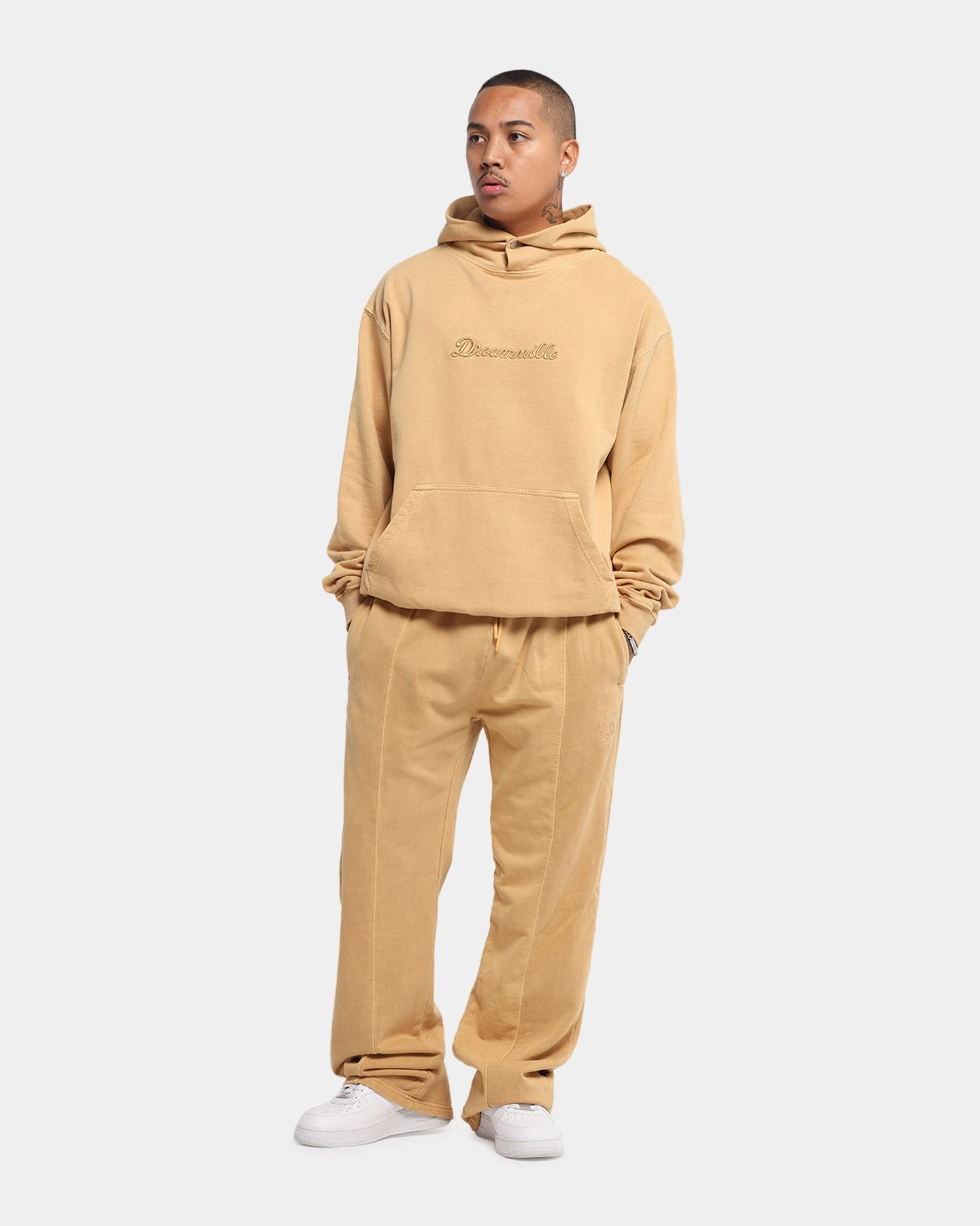 Dreamville Tonal Sweatpants Sand Wash Active Stretch AntiSlipGrip