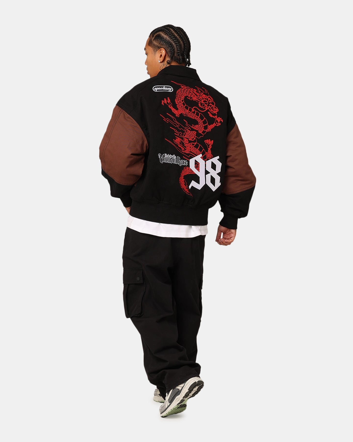 Outdoor Layer Loiter Drift Circuit Jacket Brown