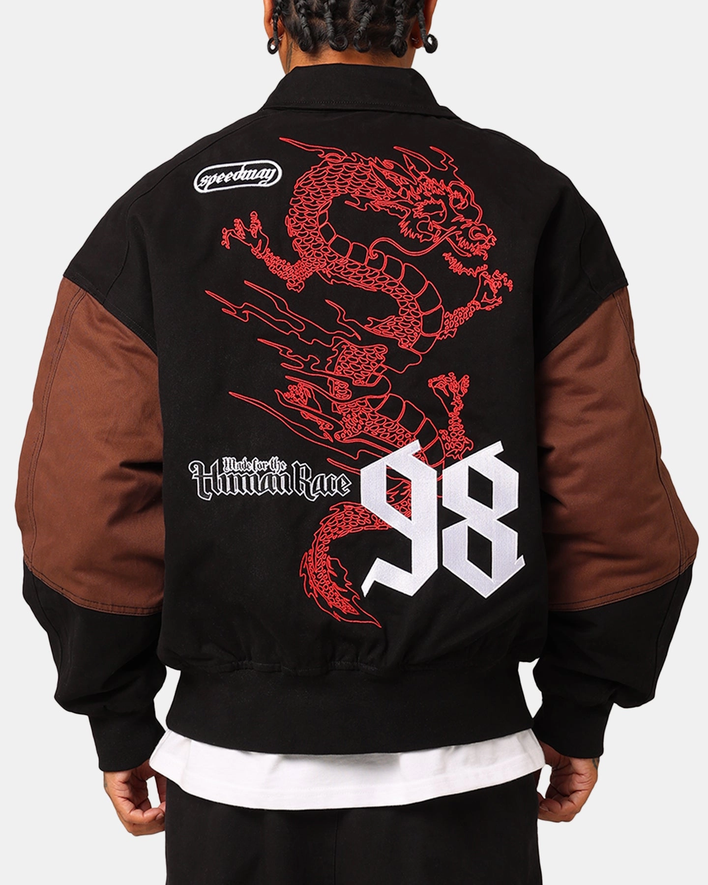 Loiter Drift Circuit Jacket Brown Heat Sealed Seams Fantasize