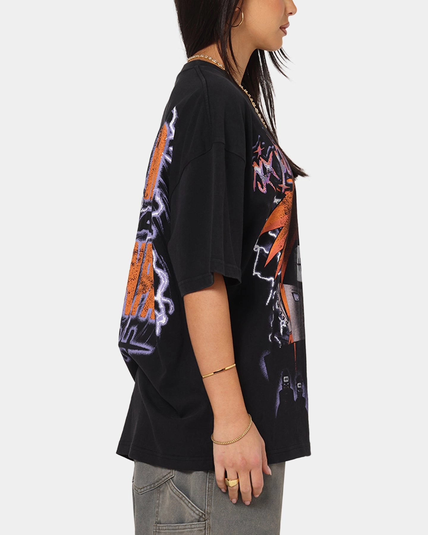 73 Studio X Naruto Shippuden Paths Of Pain Vintage T-Shirt Black Acidwash Comfy Choice