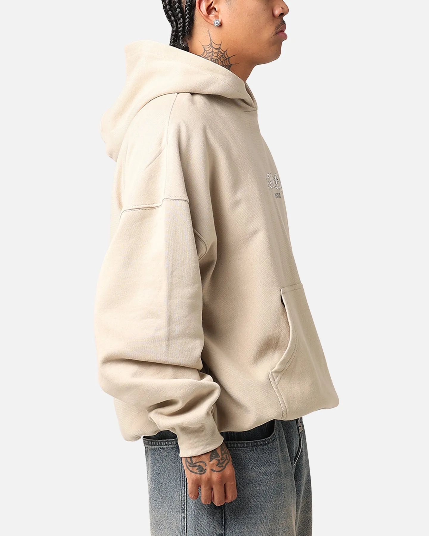 Button Snap Conversion Flexible Saint Morta Year Of The Dragon Hoodie Stone