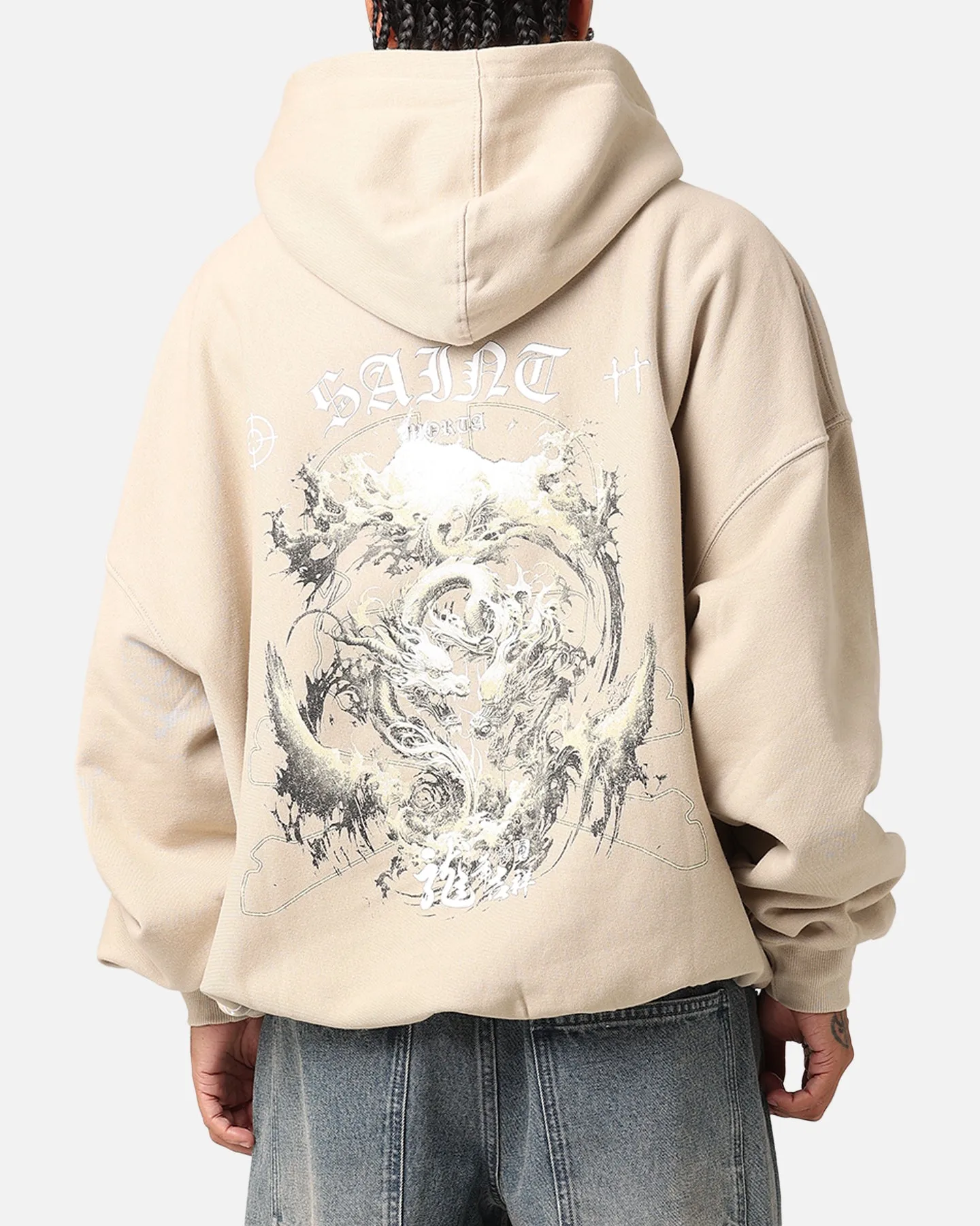 Bonnet Saint Morta Year Of The Dragon Hoodie Stone