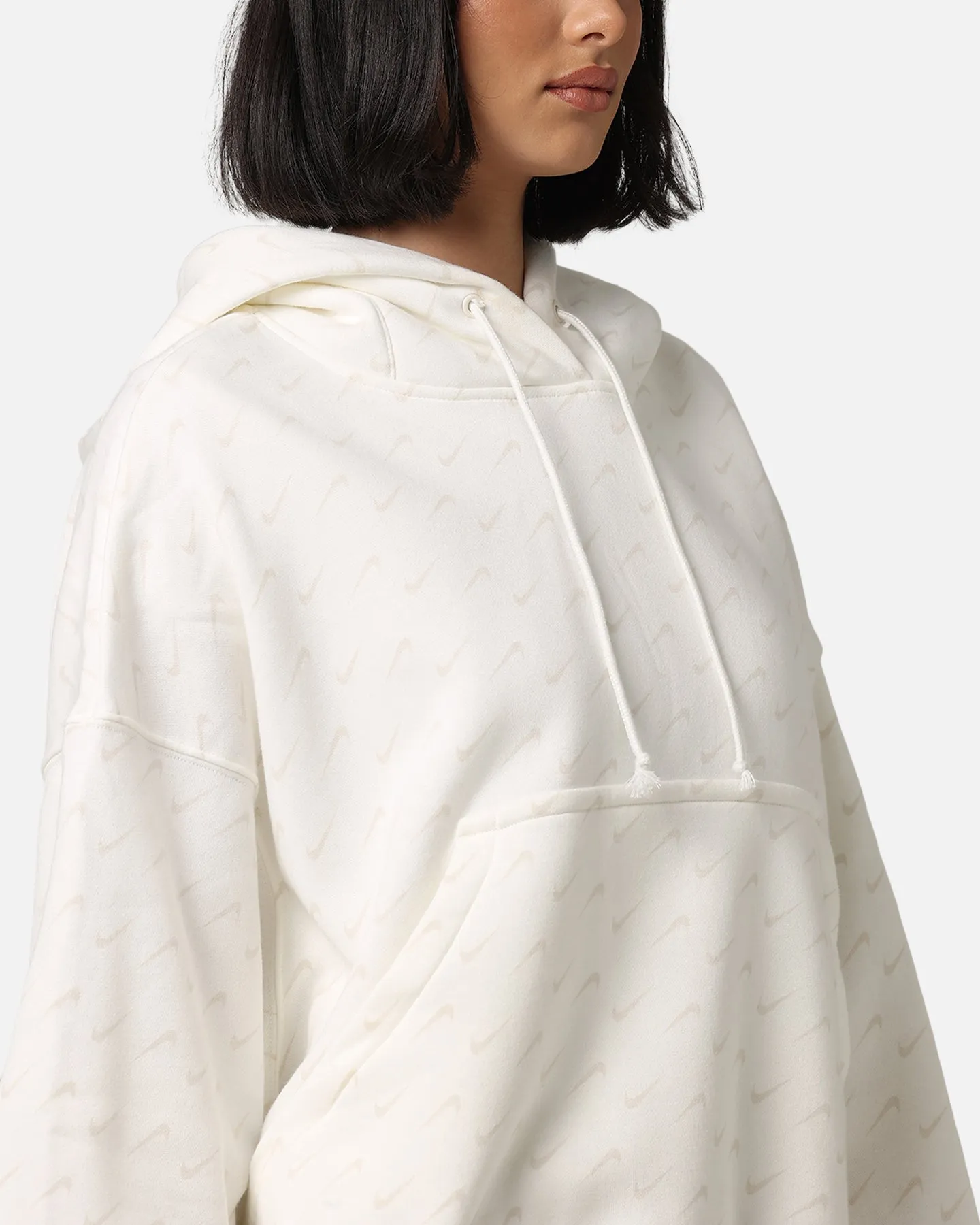 moonlight suitable for dance parties Nike Women's Sportswear Pheonix Oversized Fleece Hoodie Sail