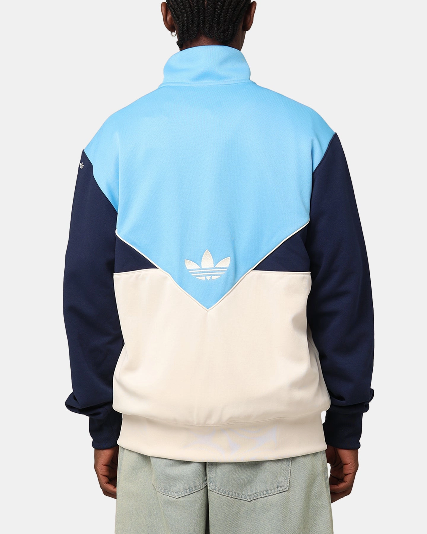 Adidas Adicolour Track Top Jacket Semi Blue Burst/Wonder White/Night Indigo Sporty Fit