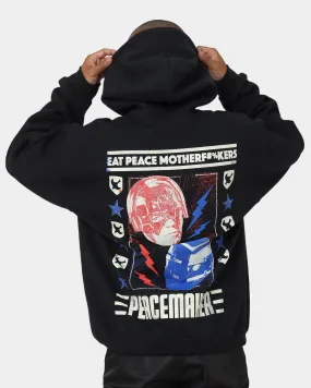Classic Style Skinny Fit Goat Crew X Peacemaker Eat Peace MF Hoodie Black