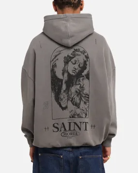 Compact Storage Compromise Saint Morta Lost Souls Boxy Hoodie Washed Charcoal