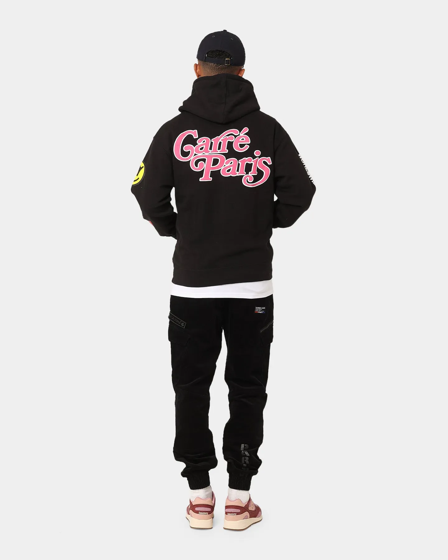 Sports use Anti Pilling Carr?? Worldwide Essential Hoodie Black