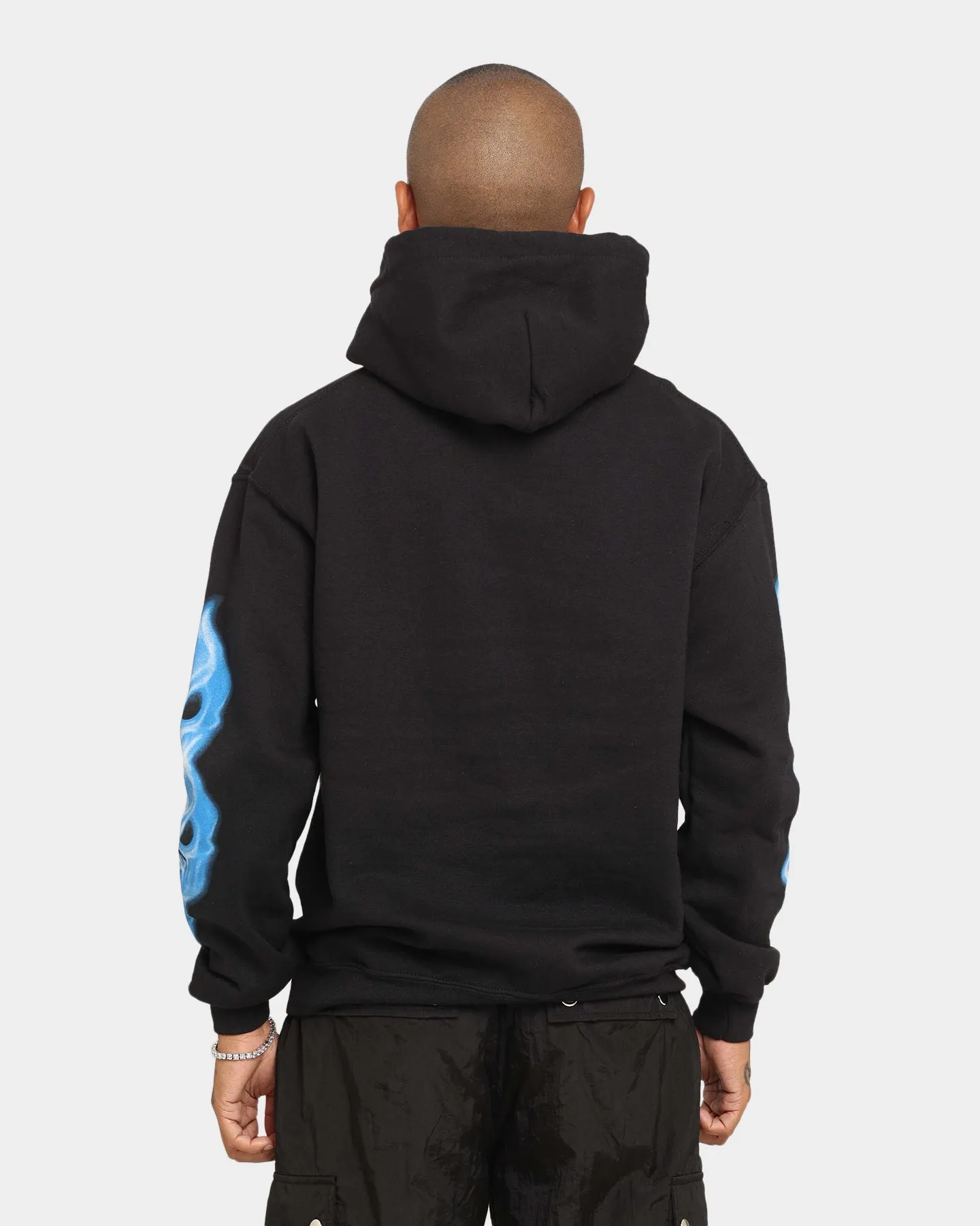 Rodman Brand Rodman Skulls Vintage Hoodie Black Wash Cream