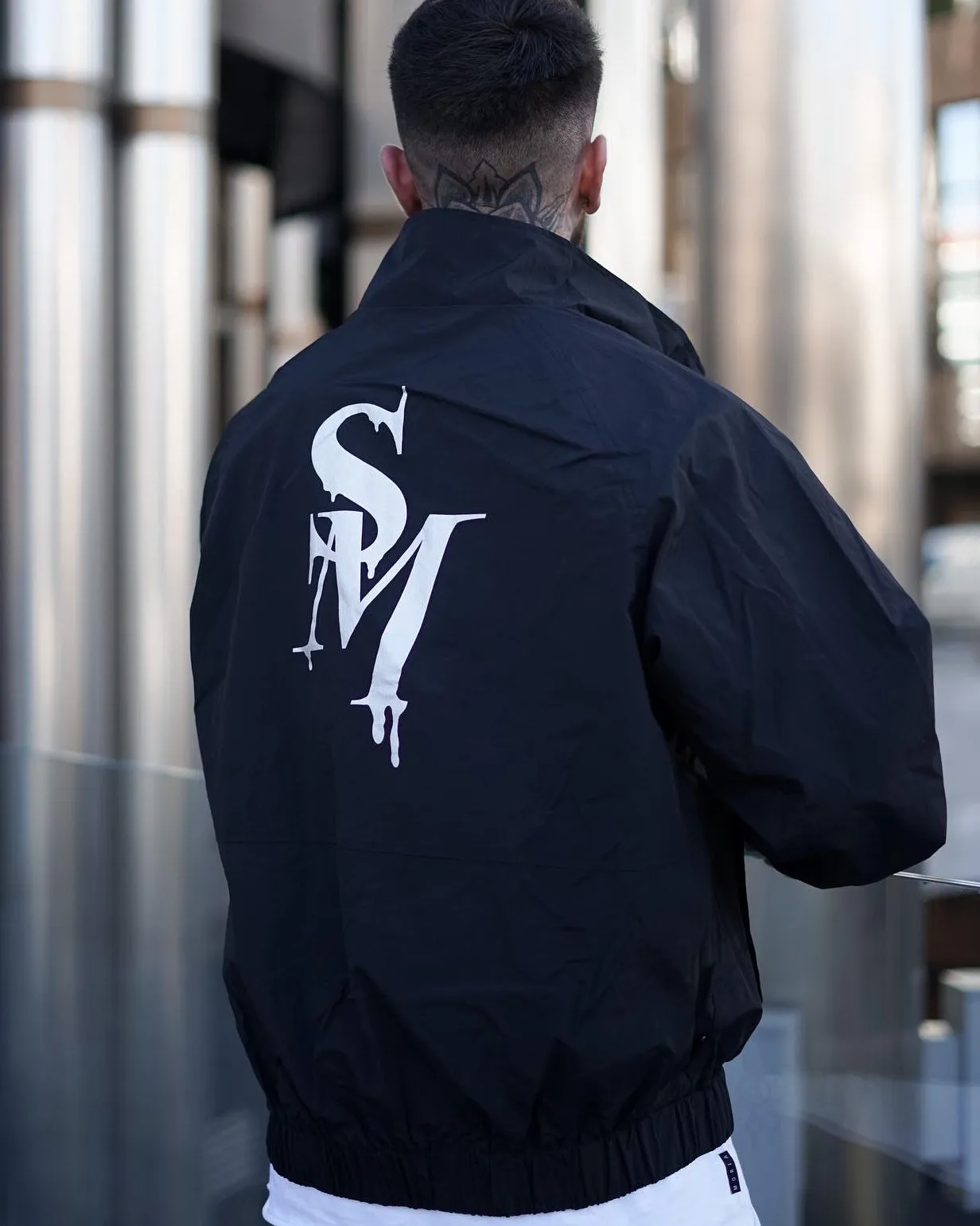 Saint Morta Alpha Homora Windbreaker Black/Silver suitable for sunny days