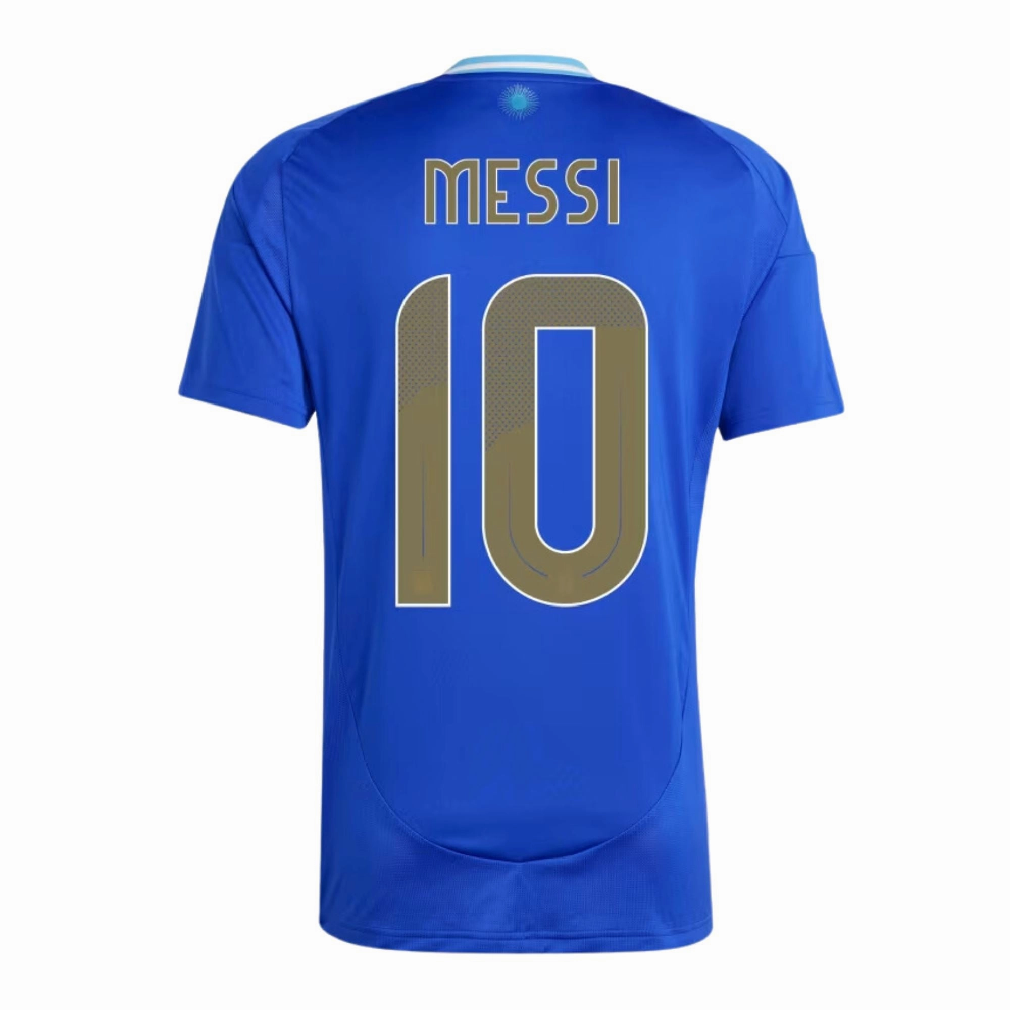 Flatlock Seam Technology Quick Evaporation Knit Argentina Away Messi 10 Jersey 24/25