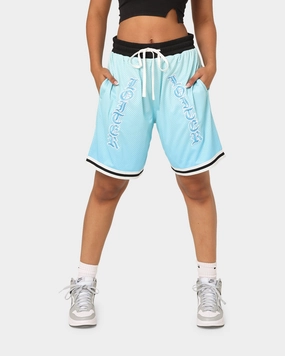 All Day Movement Fit Animal Print Loiter Script Ball Shorts Blue