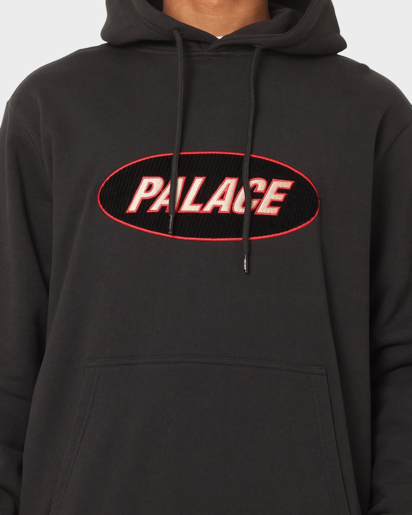 Palace Oval Hoodie Black High Quality night