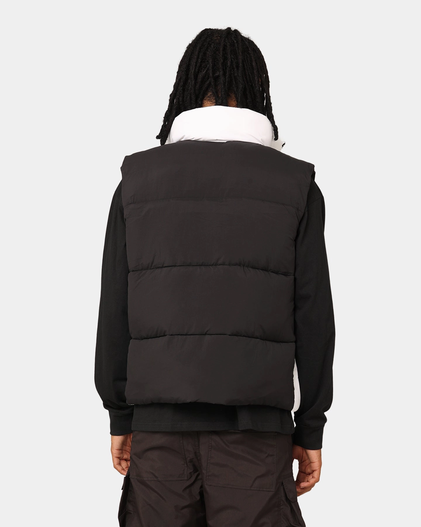 Linen Calvin Klein Blocking Vest Bright White/Black