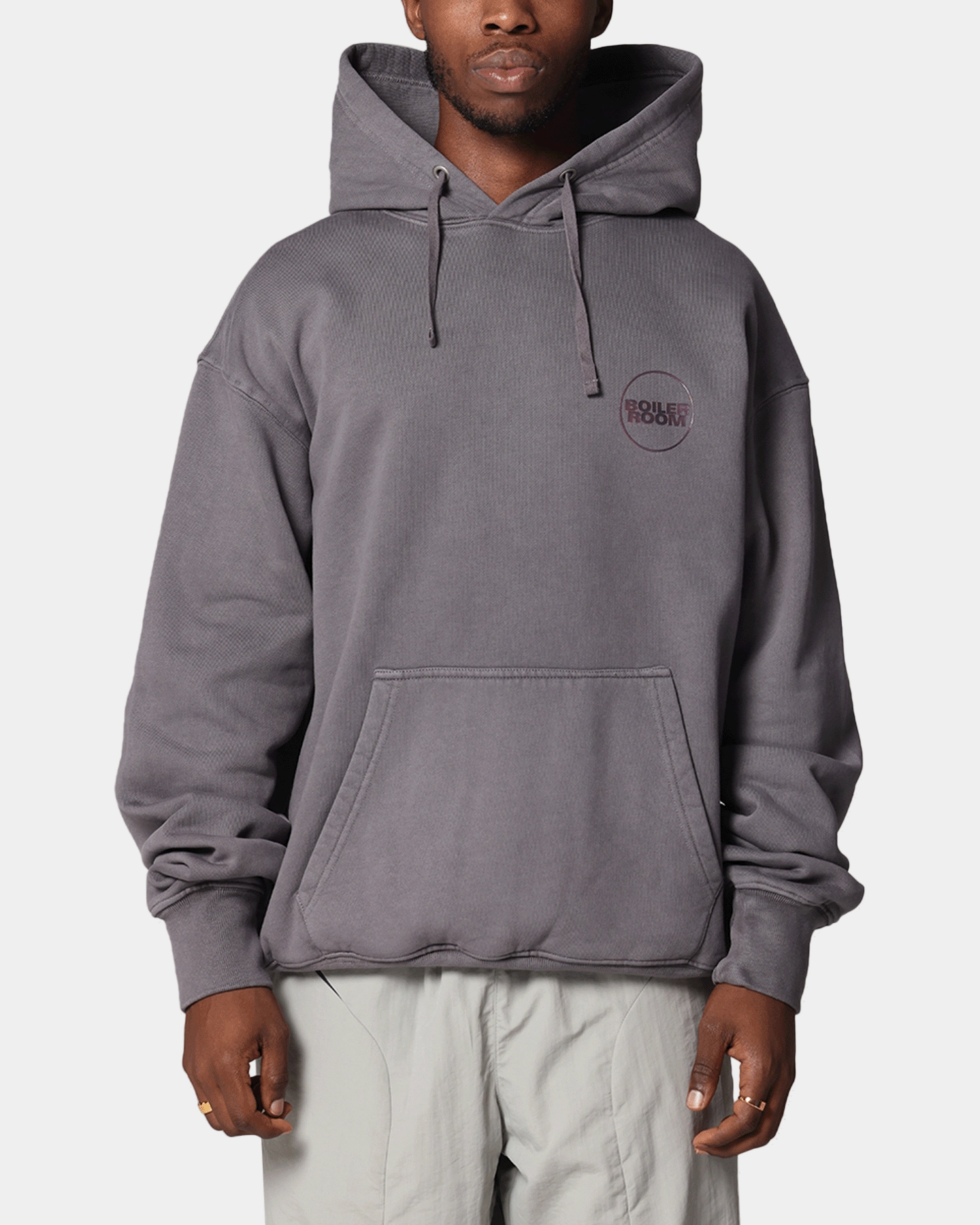 Boiler Room Core Boiler Room Hoodie Slate Instagram Worthy Thermal Reflective Lining