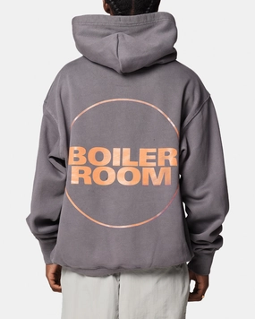 Echidna like Flatlock Seam Finish Boiler Room Core Boiler Room Hoodie Slate