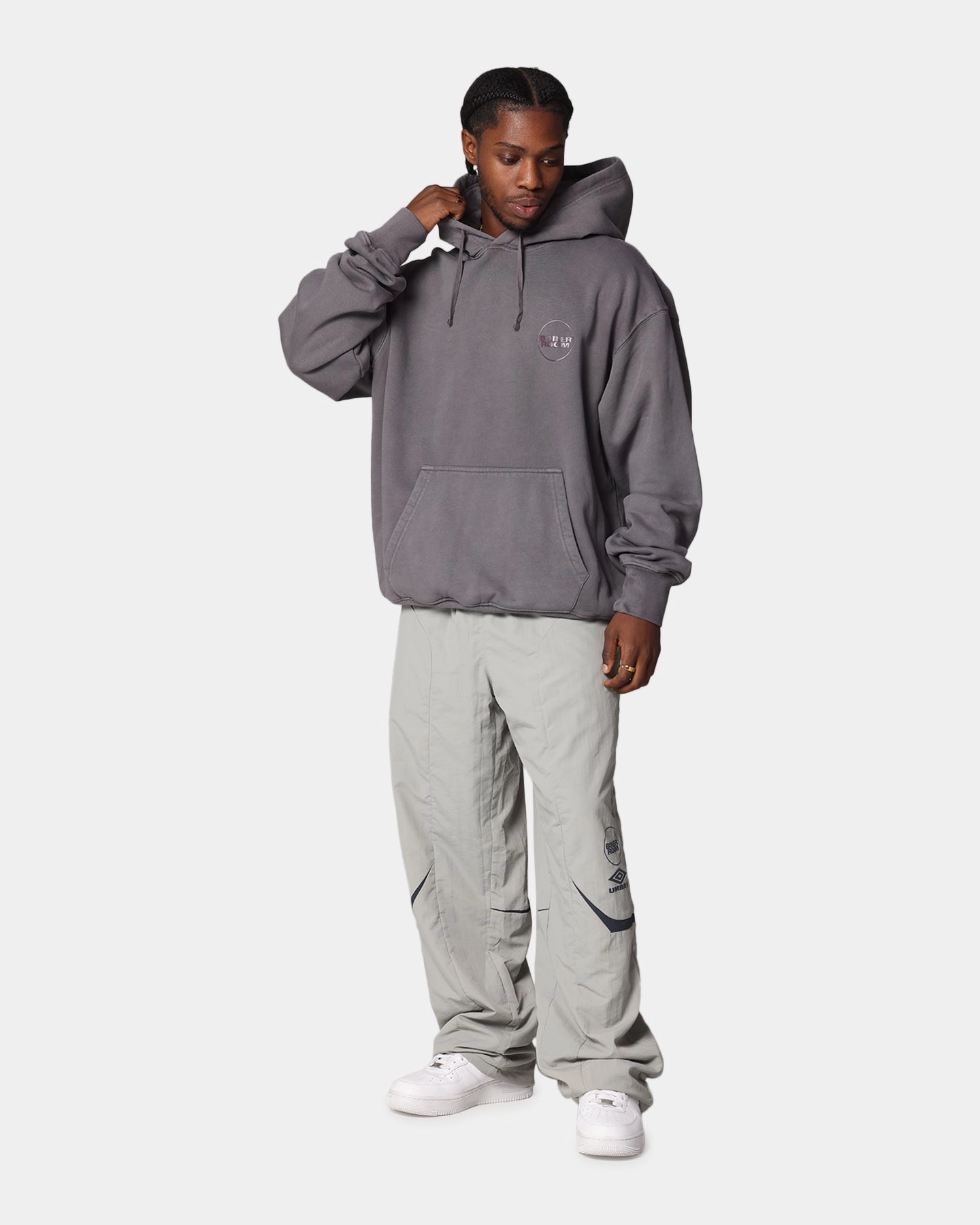 Boiler Room Core Boiler Room Hoodie Slate City Fashion