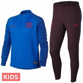 Kids - FC Barcelona soccer training technical tracksuit 2019/20 - Nike ReflectiveDetails Tight Fit