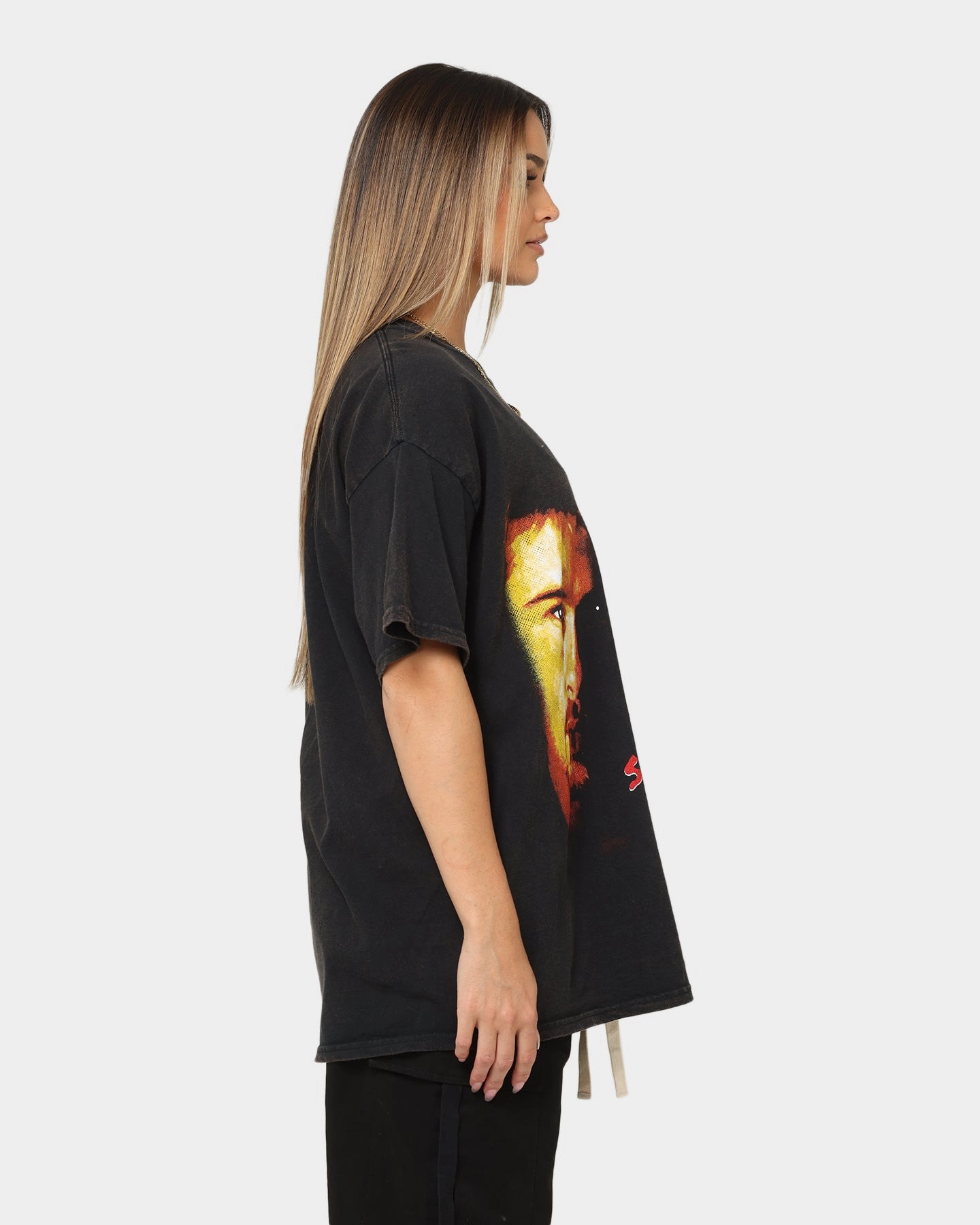 American Thrift X Seven Seven Vintage T-Shirt Black Wash Easy Layering Eco friendly materials