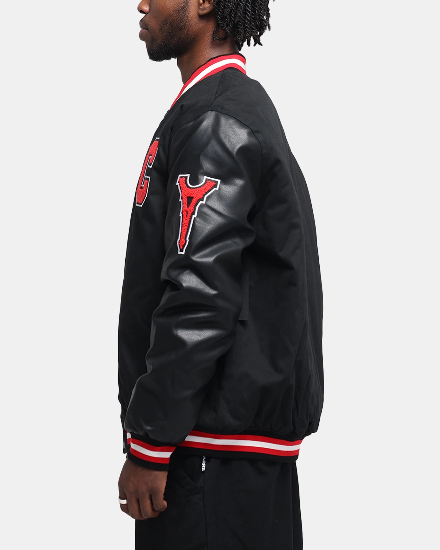 Carre MVP Varsity Jacket Black/Red Protective Padding Souvenir