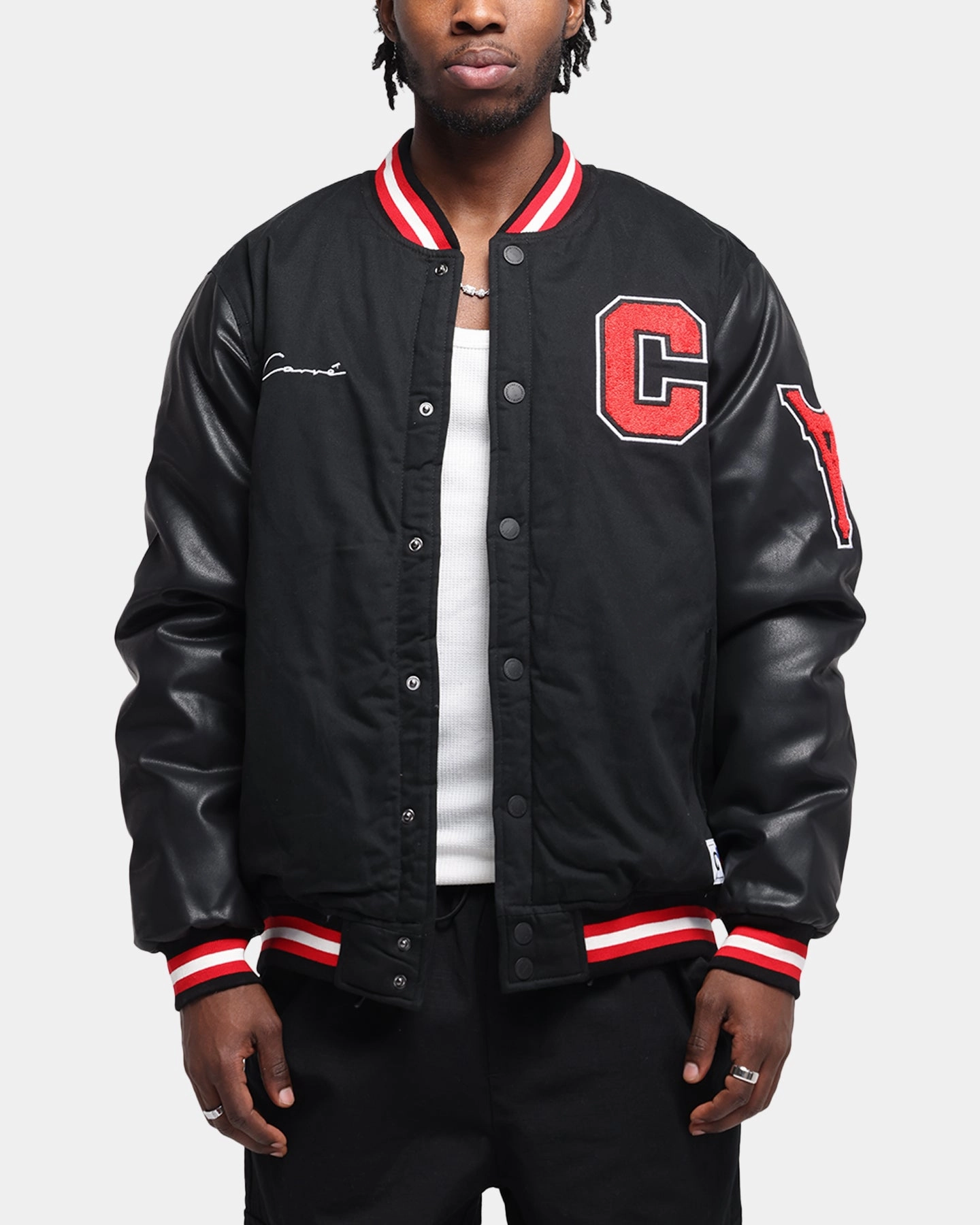 Carre MVP Varsity Jacket Black/Red Game Day Philanthropy