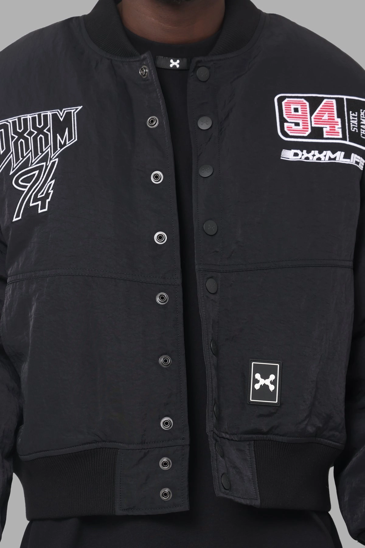 Stretch Panels Gray DXXMLife L-5 DXXM Racing Jacket Black/Red