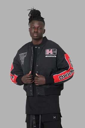 Side Pockets Storage DXXMLife L-5 DXXM Racing Jacket Black/Red