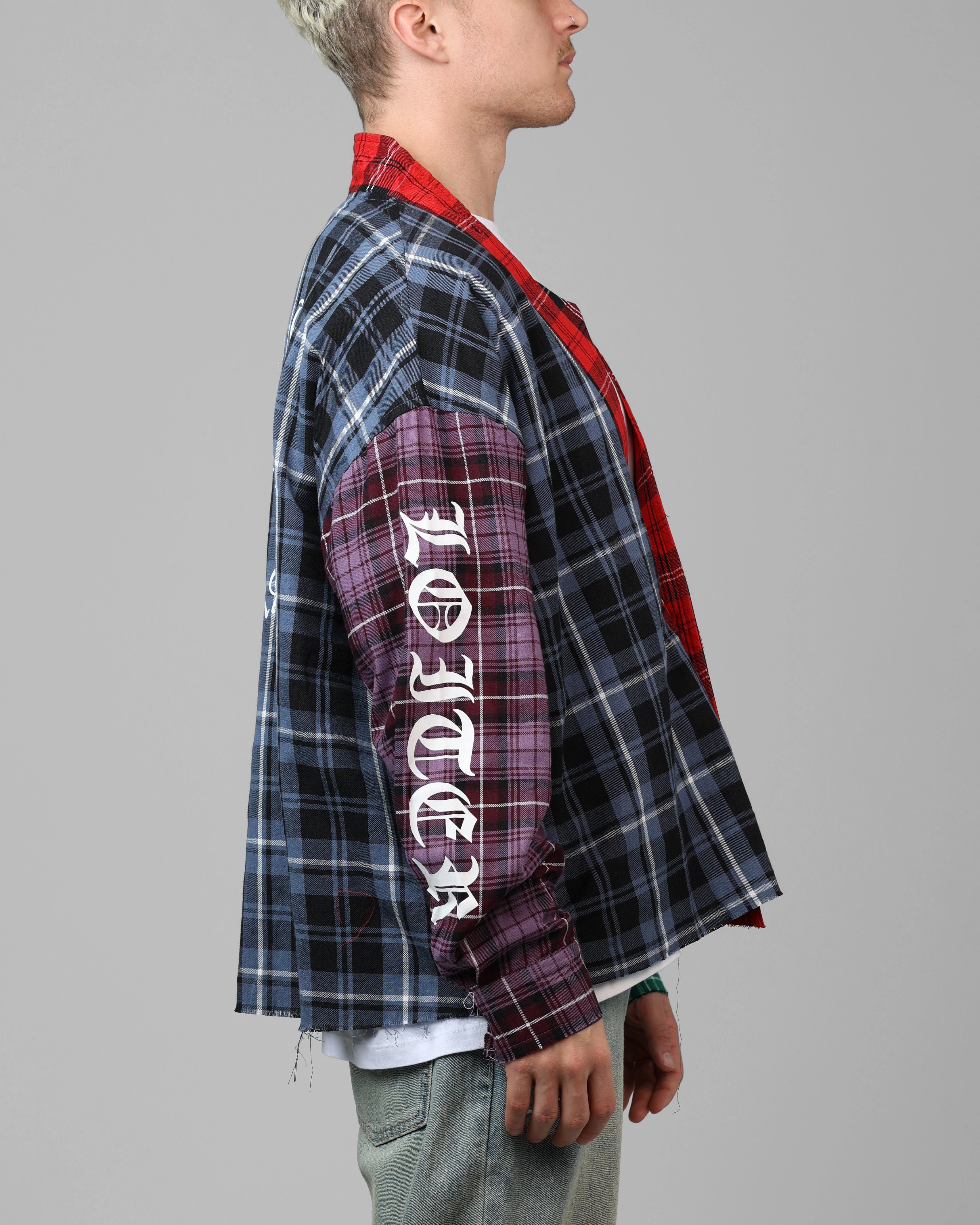 actors Loiter Kimono Flannel Multi