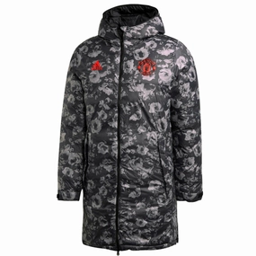 Manchester United soccer down padded long jacket 2019/20 - Adidas boot