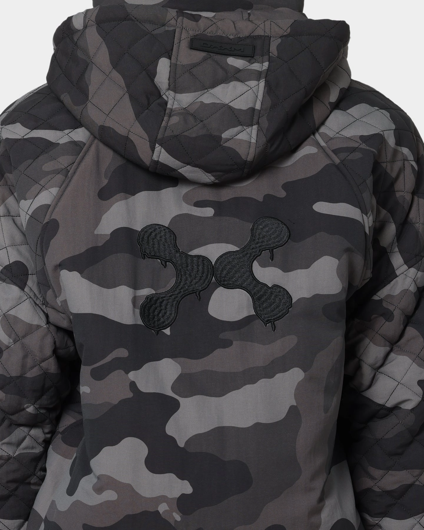 DXXMLIFE L-3 Quilted AnXrak Nid Jacket Grey Camo Reinforced Shoulders