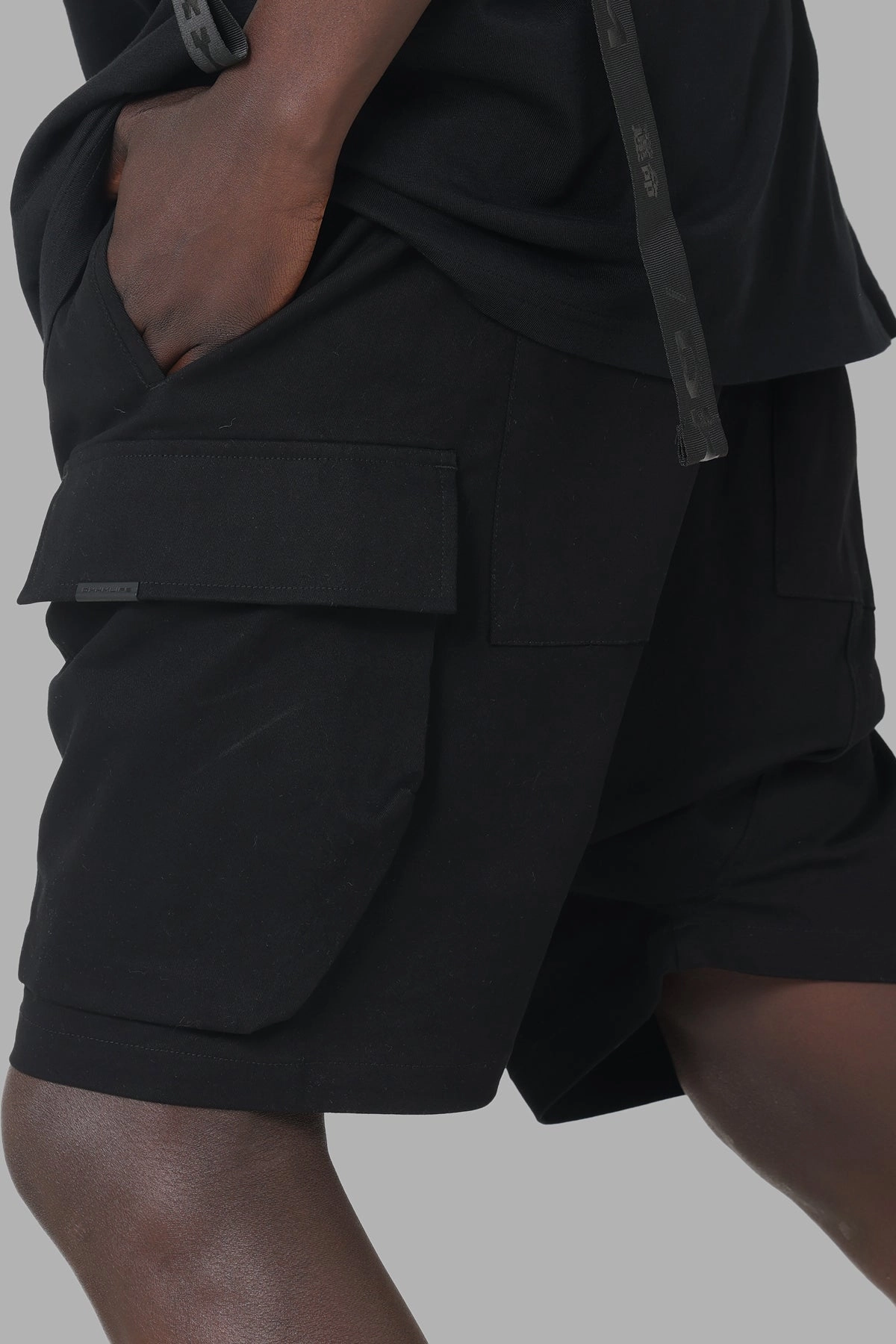 DXXMLife L-5 A Cargo Shxrt Black swim shorts polo shirt