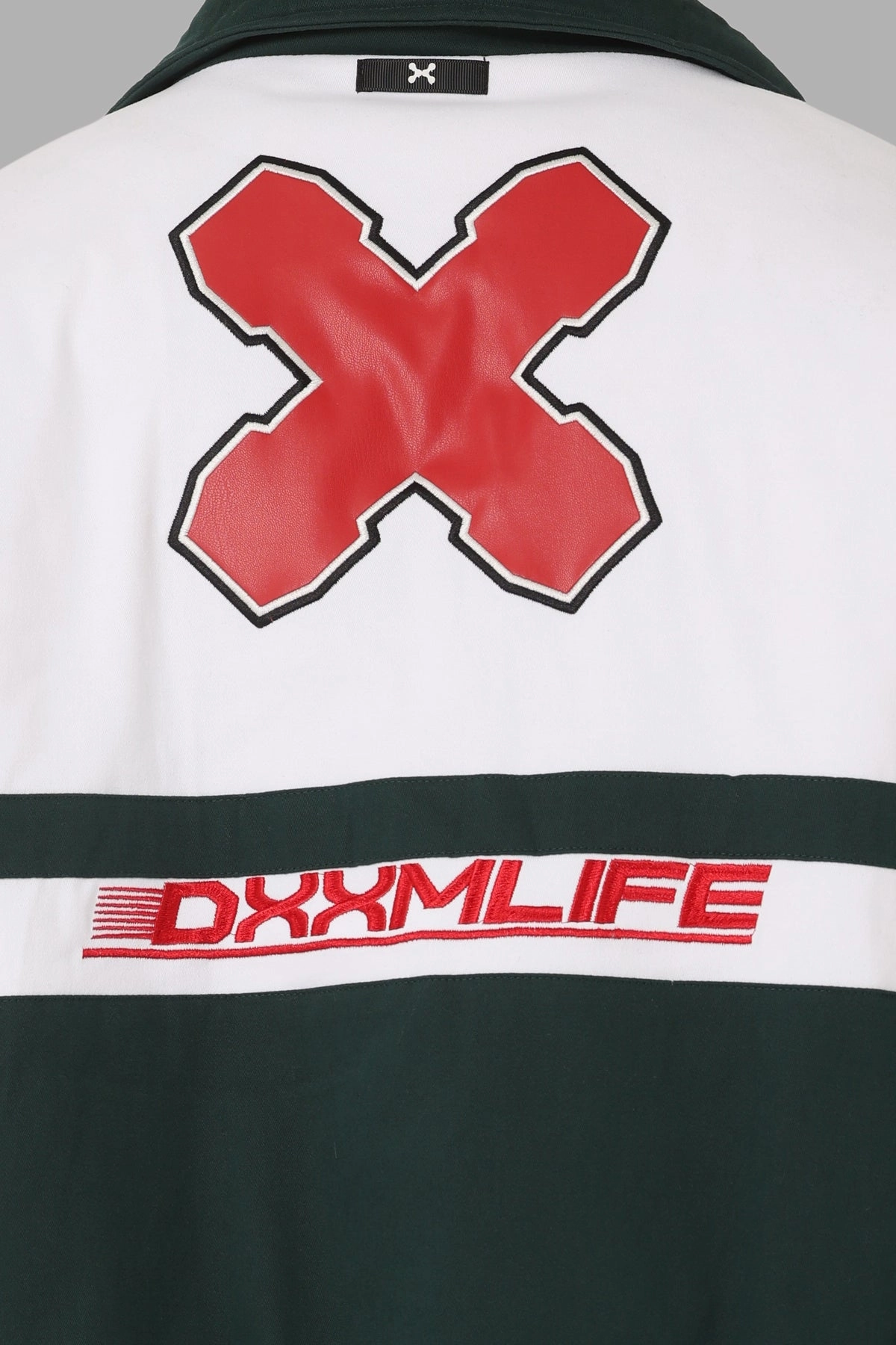 DXXMLife L-6 D Retrx Racing Jacket Dark Green Eco Friendly Textile