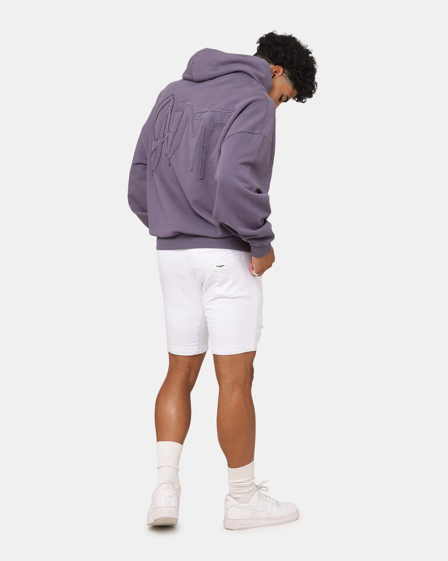 Saint Morta Pericles Applique Hoodie Purple Product