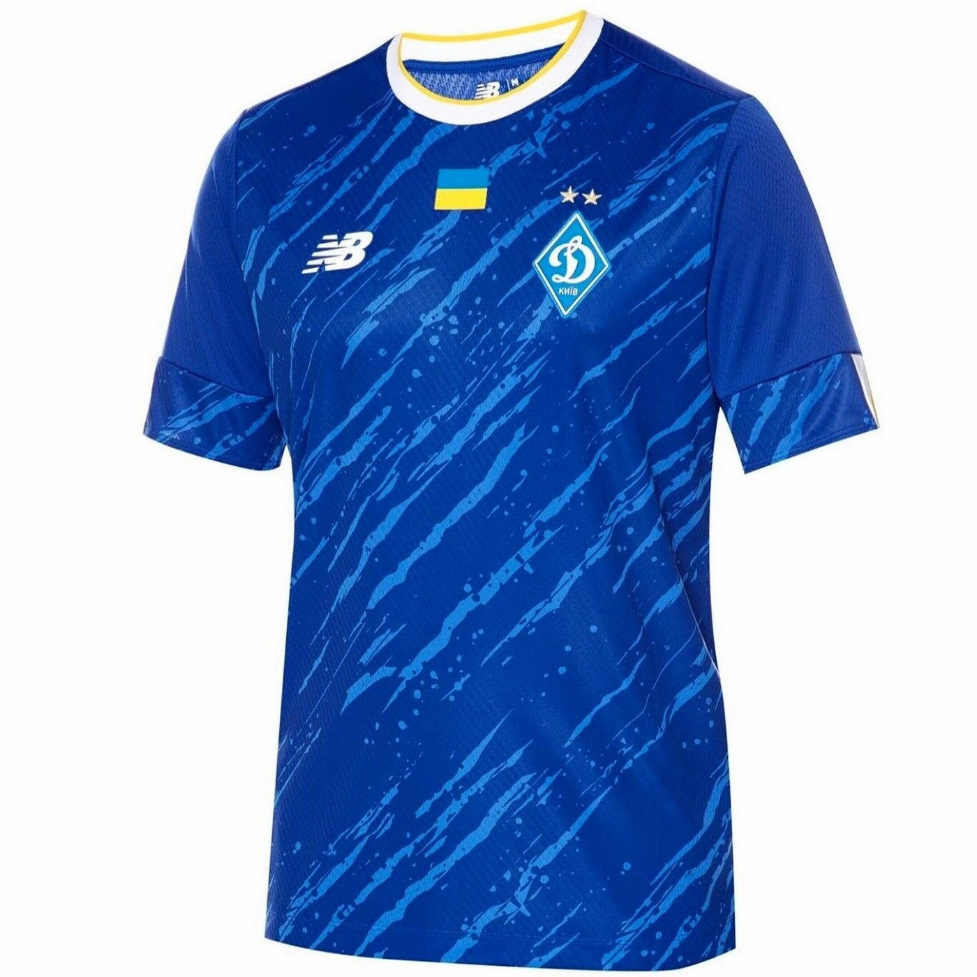 Dynamo Kiev Away blue soccer jersey 2023 - New Balance ElasticCuffs