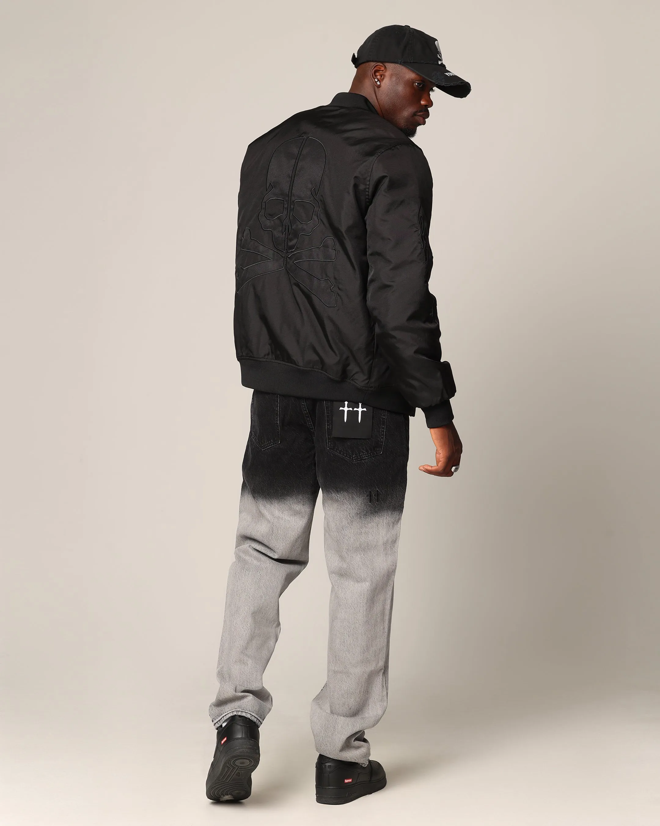 Saint Morta Hellfire Bomber Jacket Black Probability Christmas outfit