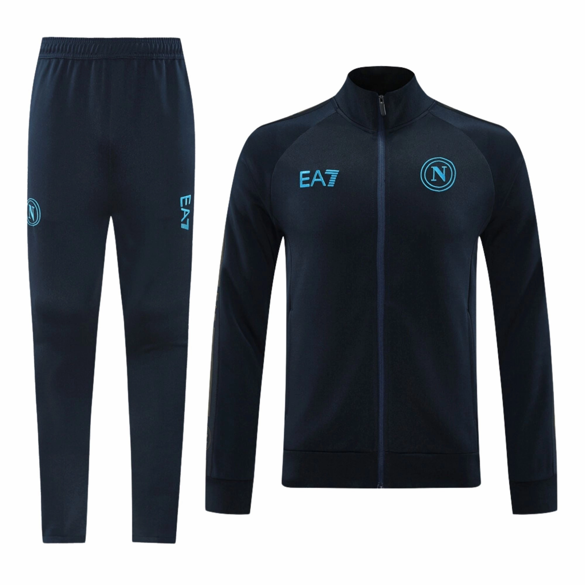 EA7 Napoli Navy Representation Tracksuit 24/25 Cutting-edge