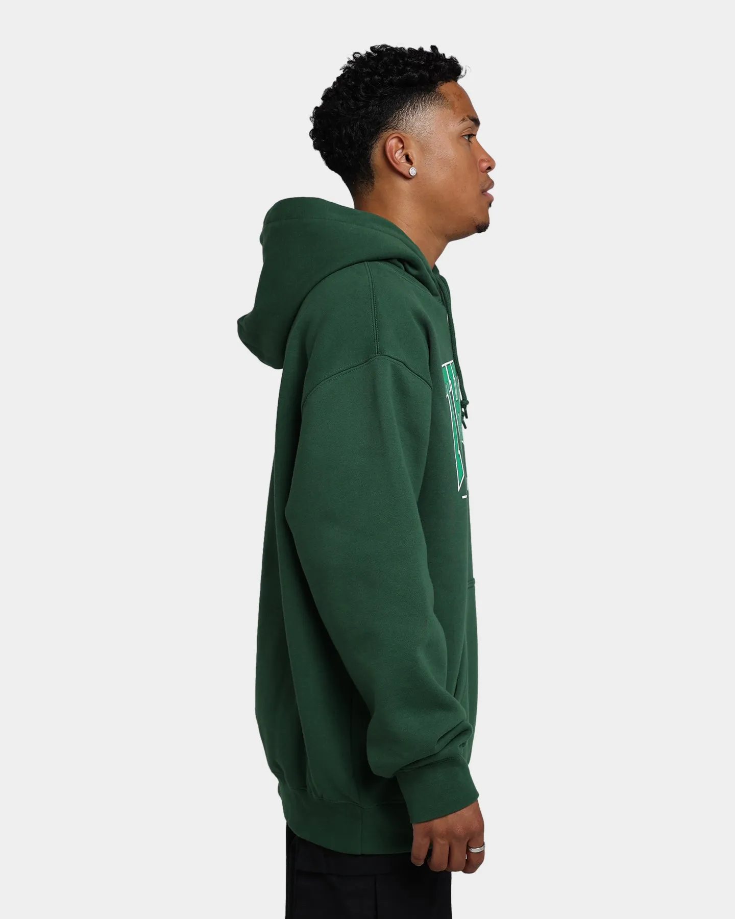 HUF X Thrasher Bayview Pullover Hoodie Forest Green solo travel