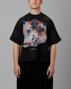 Loiter Star Wars Vintage T-Shirt Washed Black Active Style