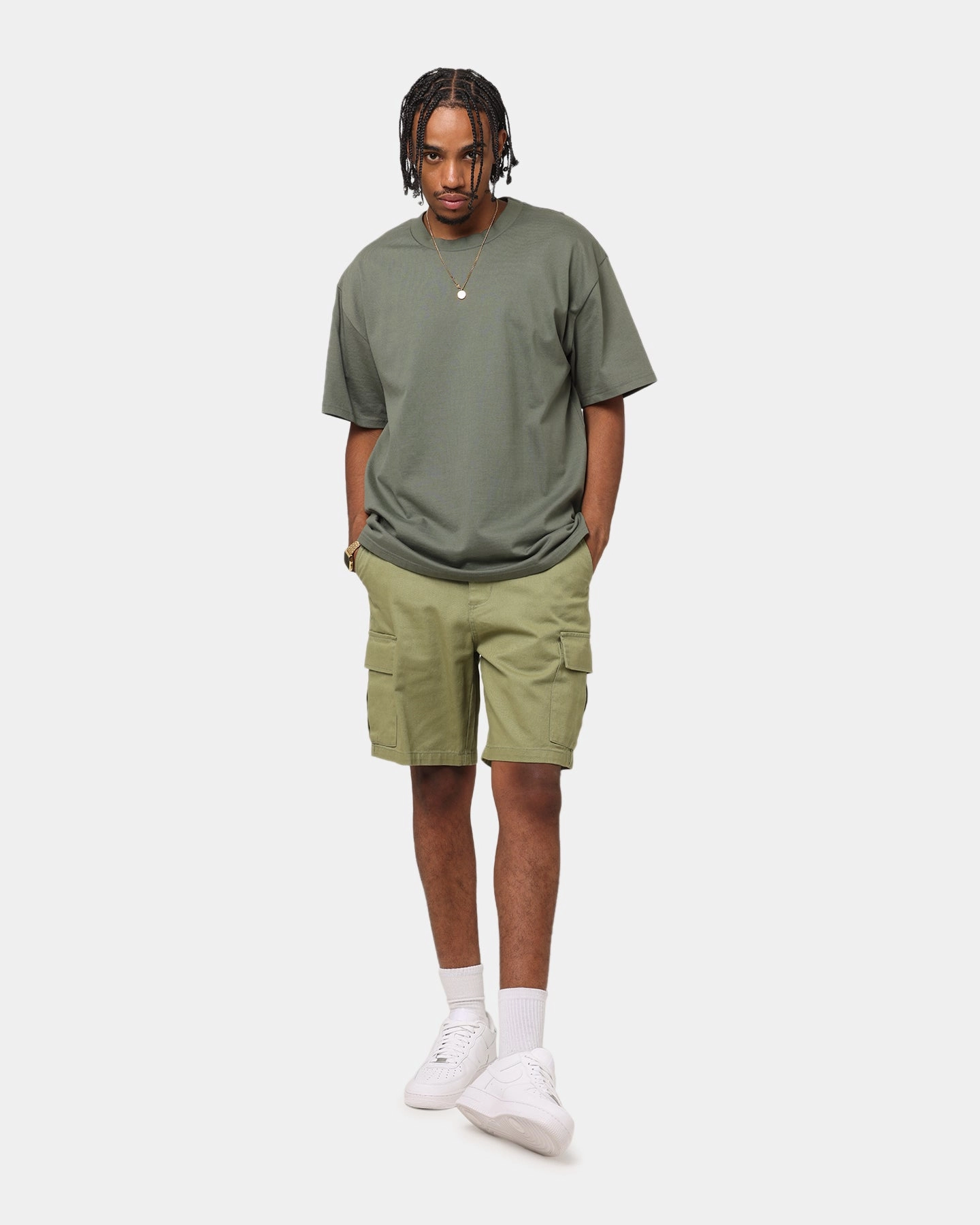 Sneakers XXIII Jordy Cargo Shorts Olive