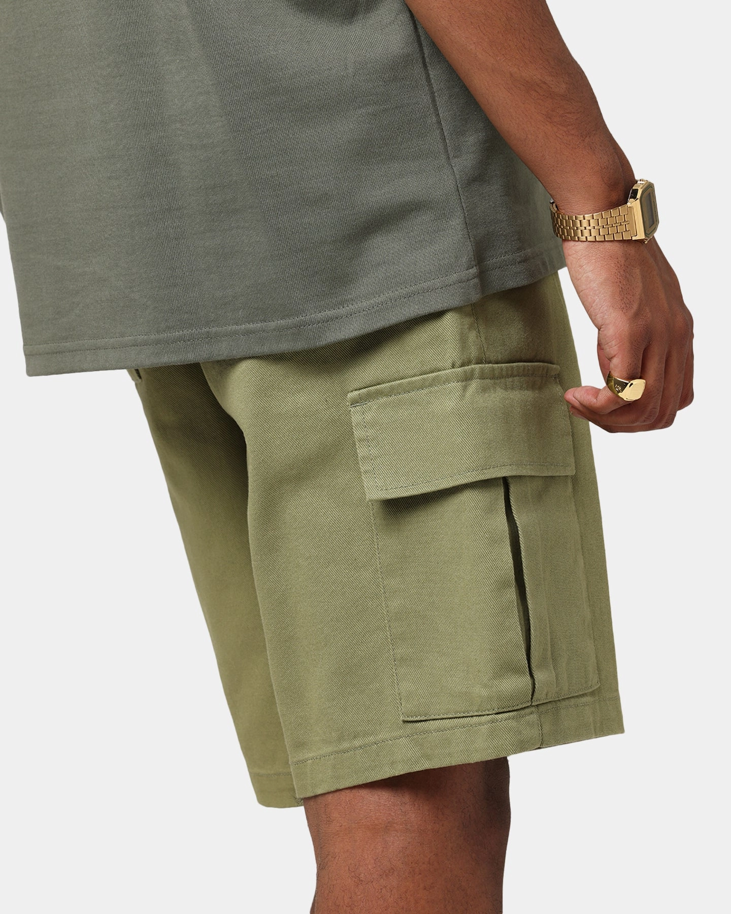 mesh ventilation XXIII Jordy Cargo Shorts Olive