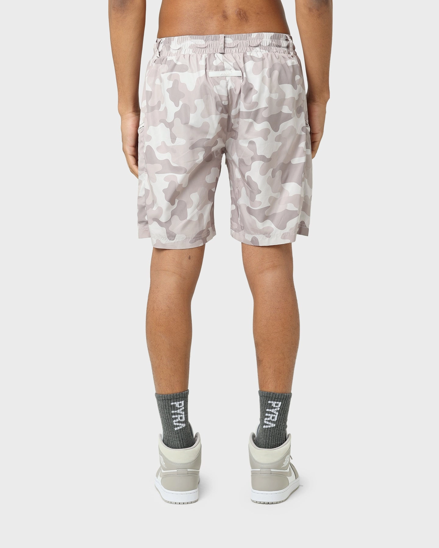 Pyra Desert Nylon Shorts Desert Camo Sleek Cut Reinforced Seams