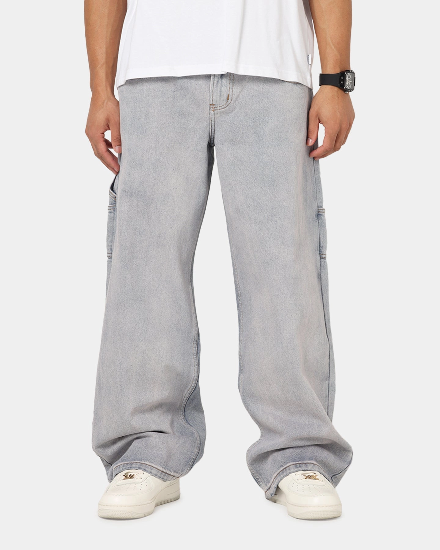 Saint Morta Amplus Vintage Jeans Washed Purple Easy Care Thermal Lining