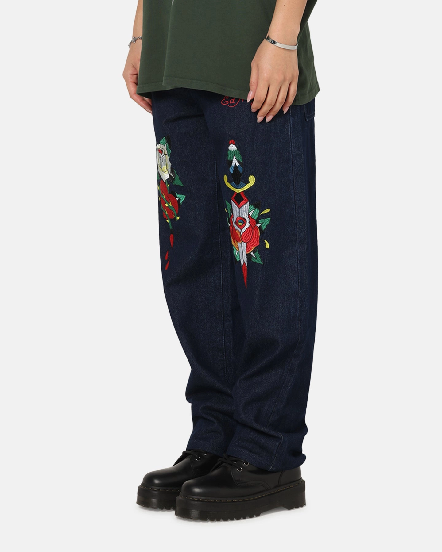 Outfit Essential Ed Hardy Once Wounded Jeans Dark Indigo