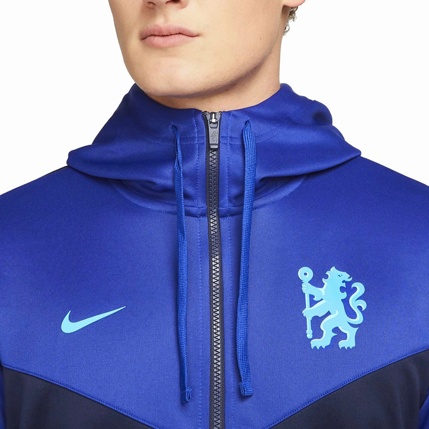 style venue Silk Chelsea FC Fanwear presentation tracksuit 2023 - Nike