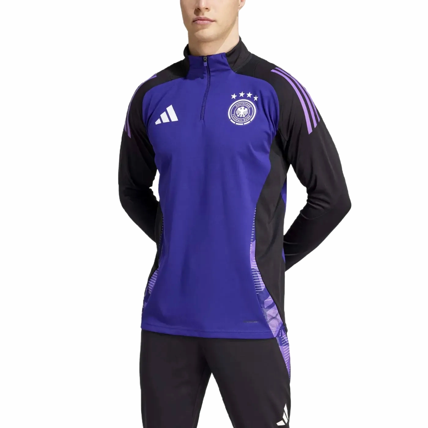 All-day Performance Germany purple/black training technical tracksuit 2024/25 - Adidas