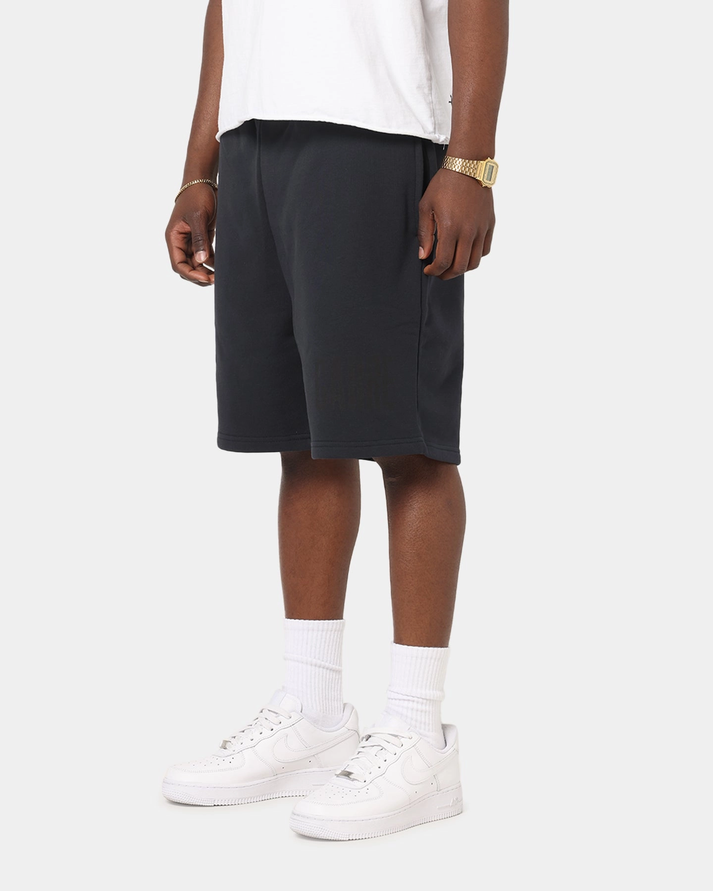 Abrasion Resistant Material souvenir item Carre Premium Essentials Sweat Shorts Steel/Black