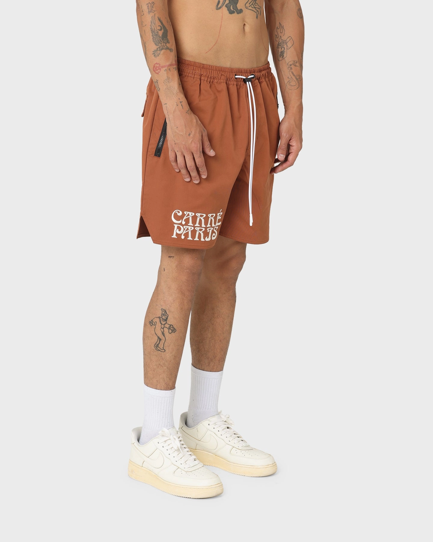 concert outfit Warm Season Carre Tourbillion LP Shorts Brick