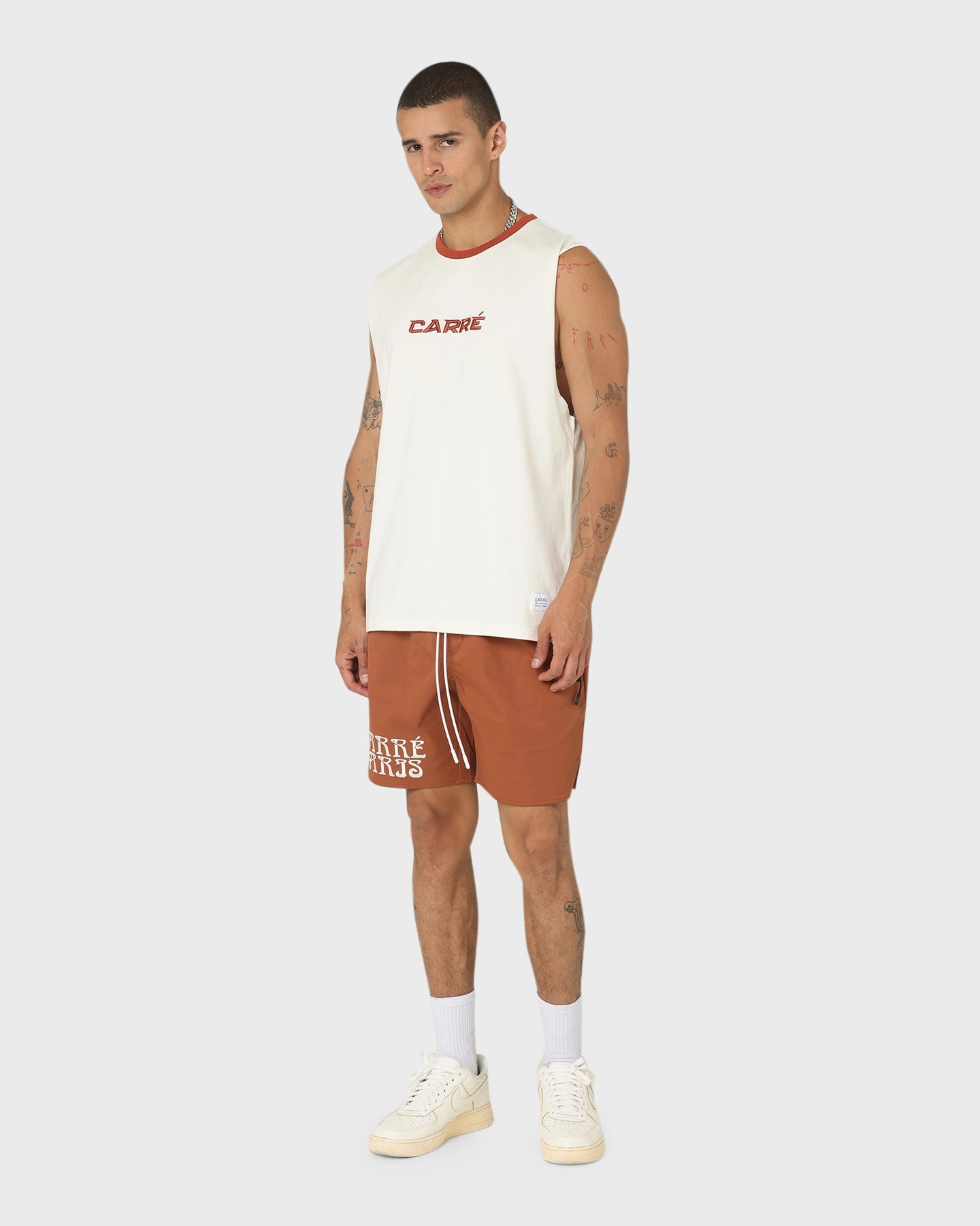 Street Mood Soft Inner Lining Carre Tourbillion LP Shorts Brick