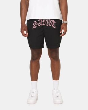 tie-dye look Roll Resistant Waist Saint Morta Lucius Shorts Black/Pink
