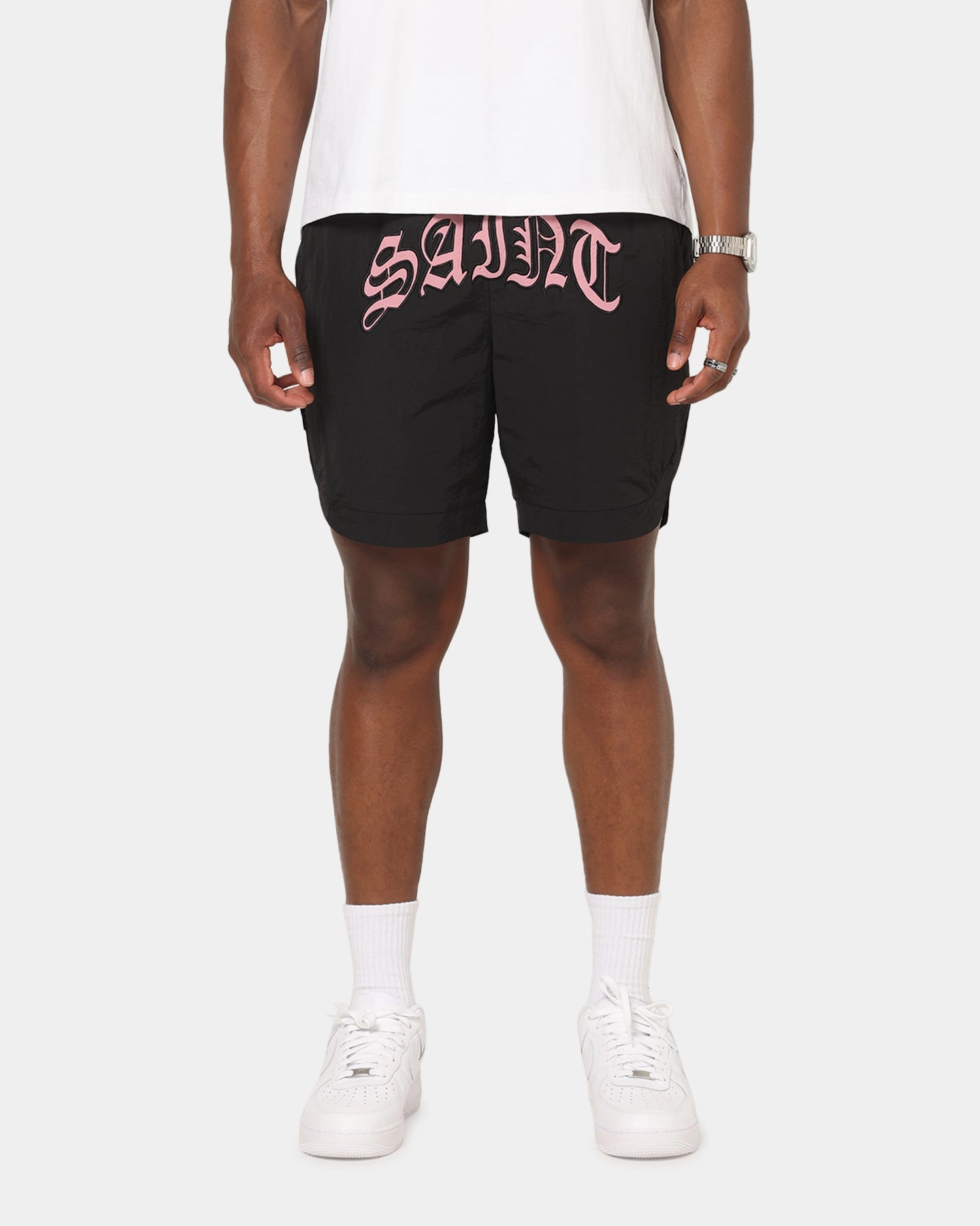 tie-dye look Roll Resistant Waist Saint Morta Lucius Shorts Black/Pink