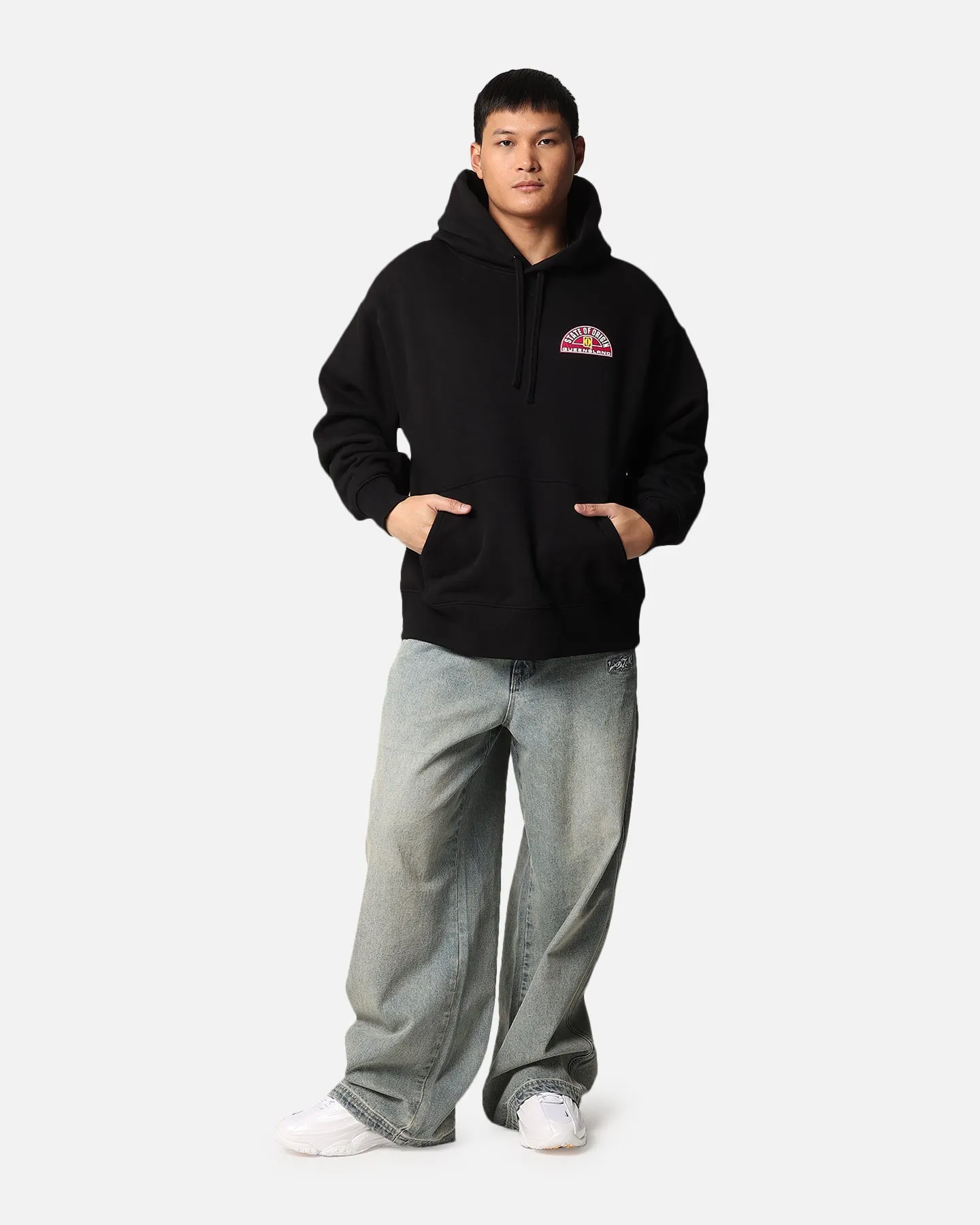 Prize Queensland Ruby League State Of Origin 1995 Winners Hoodie Faded Black